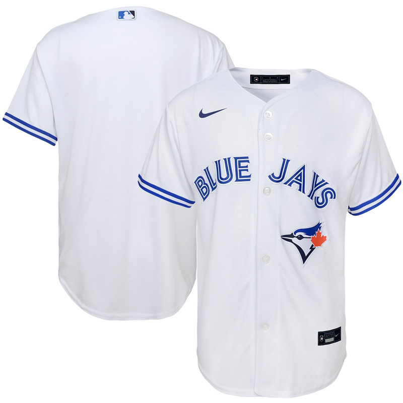 MLB Youth Toronto Blue Jays Nike White Home 2020 Replica Team Jersey ->toronto blue jays->MLB Jersey